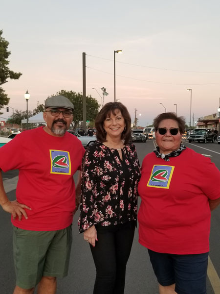 With Former Mayor Cathy Carlat And Mayor Armando Macias