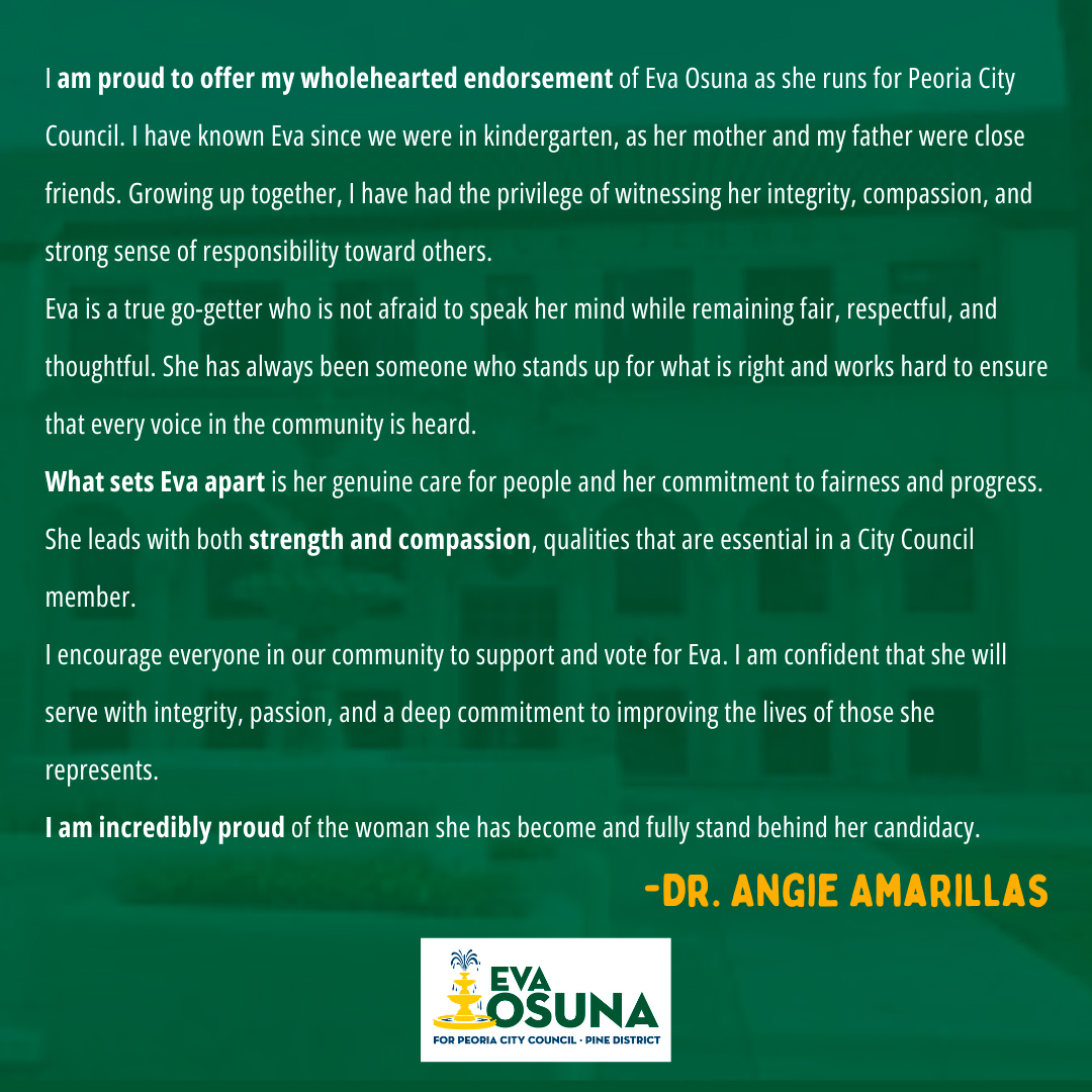Endorsement 4 - Eva Osuna
